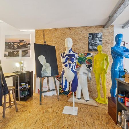 Cosy Art Studio Near Station With Bikes And Garden Gent Eksteriør bilde